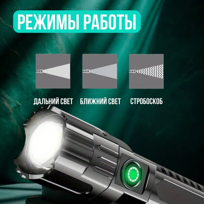 Ручной тактический светодиодный фонарик Bailong