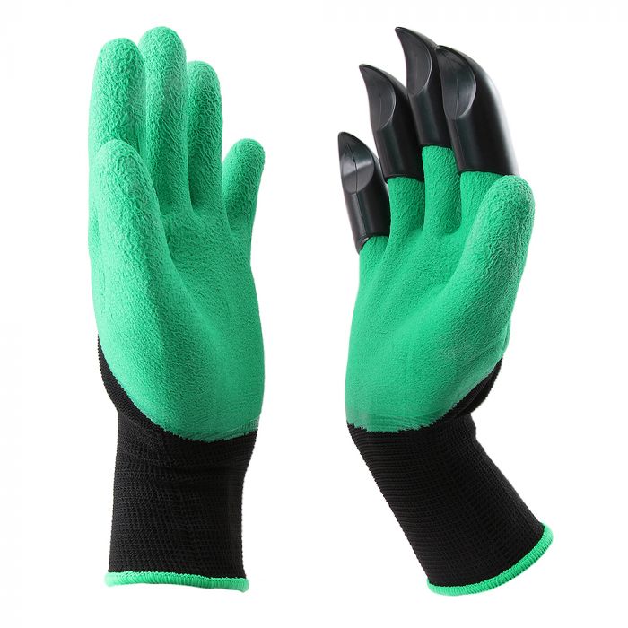 Садовые перчатки c когтями Garden Genie Gloves