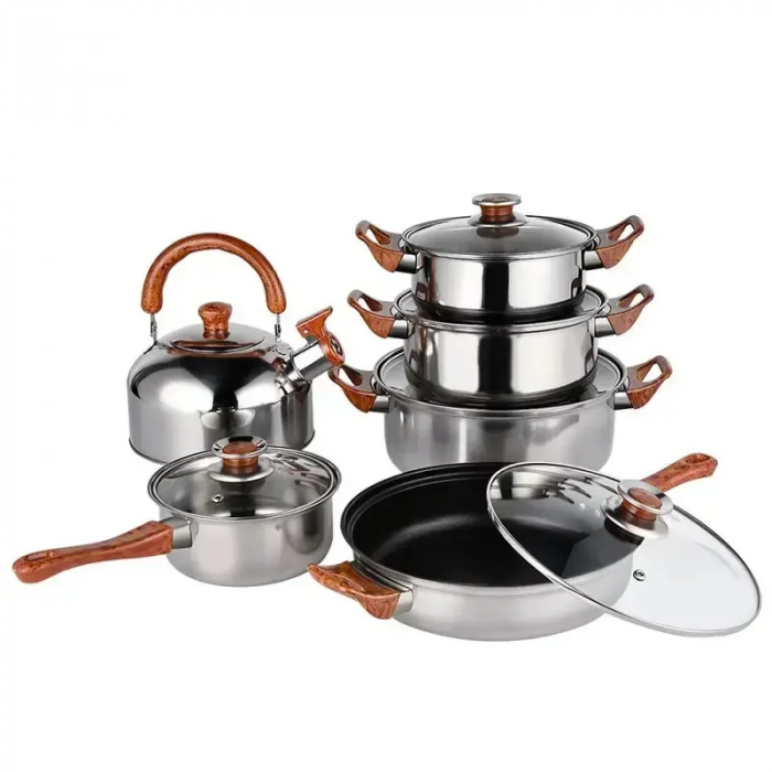 Набор посуды GRANT, нержавеющая сталь, 8 pcs