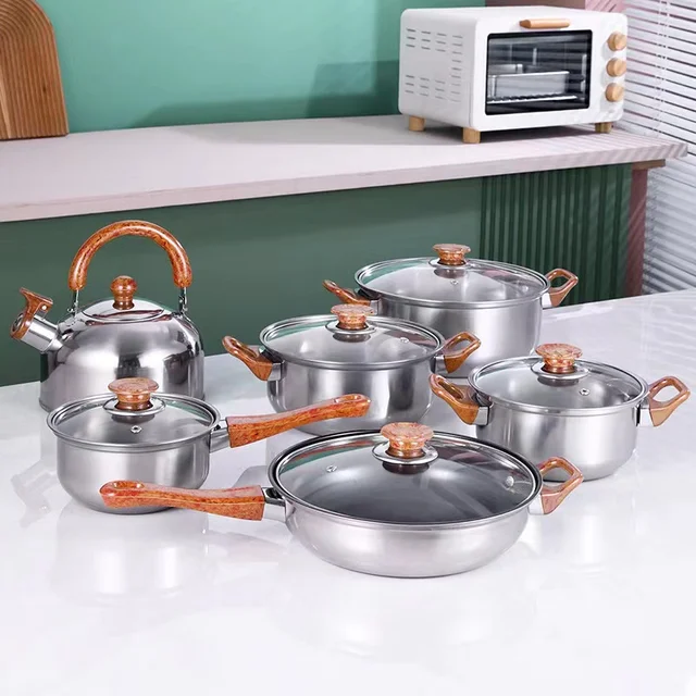 Набор посуды GRANT, нержавеющая сталь, 8 pcs